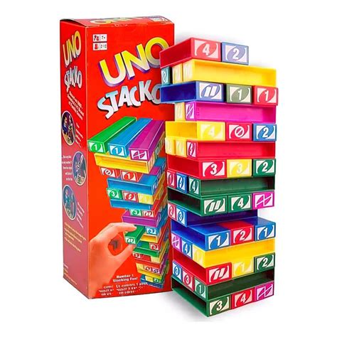 uno stacko jenga.